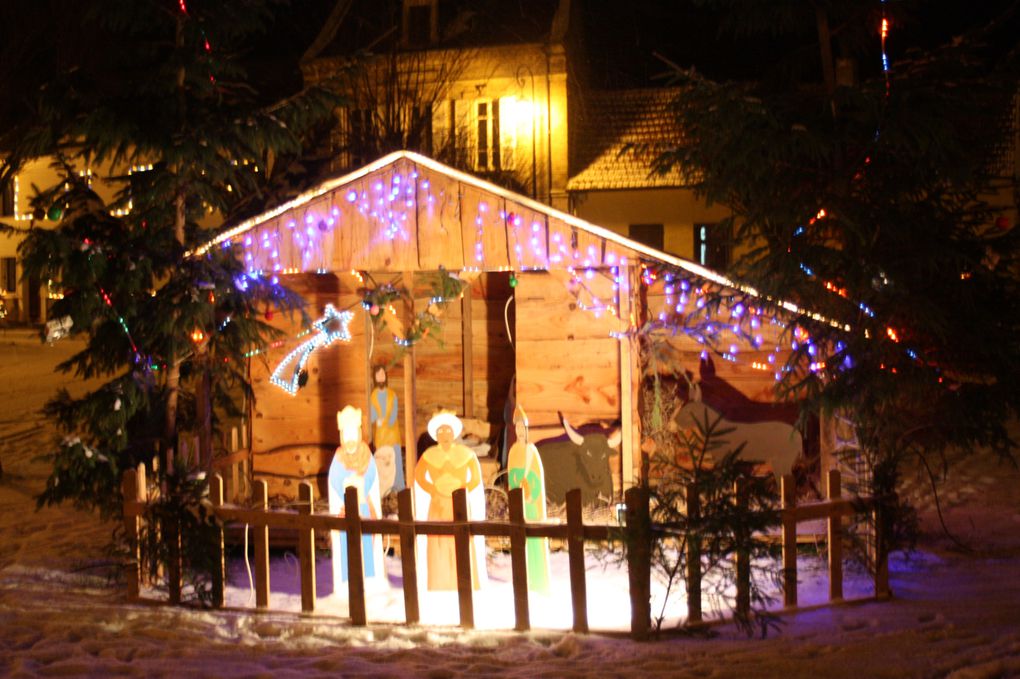 les décorations de noel de jour comme de nuit, une vraie féerie !!!