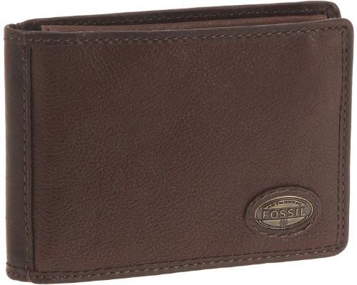 20684 Fossil Estate-Int'l Traveler Cuir Besace Marron