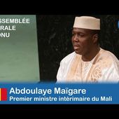 ONU: discours d'Abdoulaye Maïga, Premier ministre intérimaire du Mali