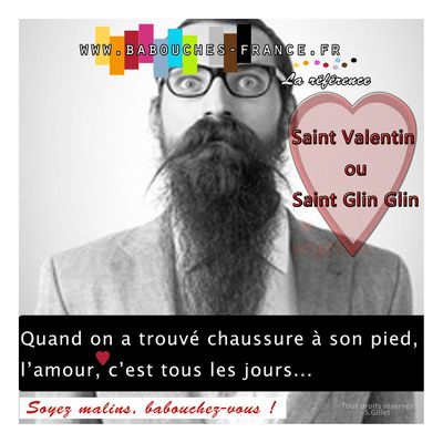 La Saint Valentin dans mes babouches