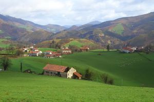 Vallée des ALDUDES - partant de la Navarre Espagne - Pays Basque en France  