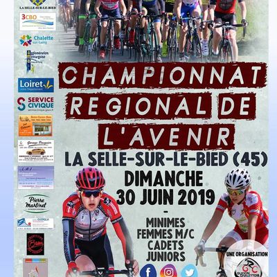 Le championnat régional de l'avenir le dimanche 30 juin à La Selle sur Le Bied (45)