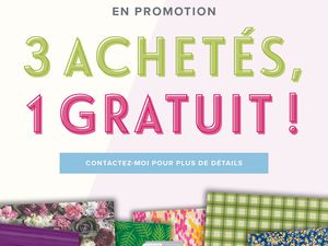 PROMOTION DE JUILLET SUR LE PAPIER DESIGN