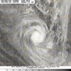 Photo satellitaire du cyclone Oli à 4 h 30 (heure locale)