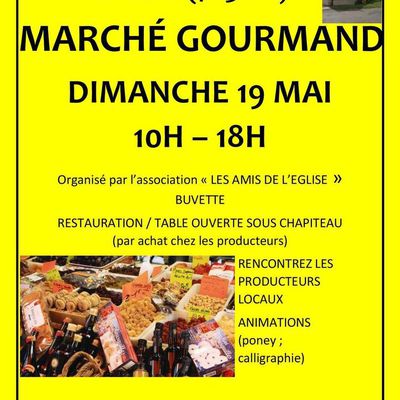 Marché gourmand dimanche 19 mai 