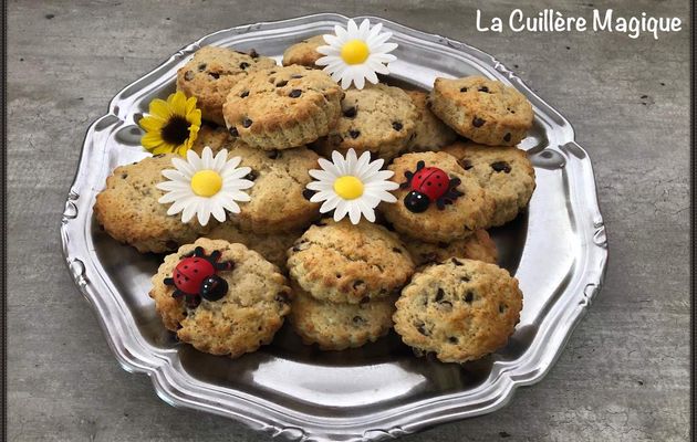 Scones aux pépites de chocolat