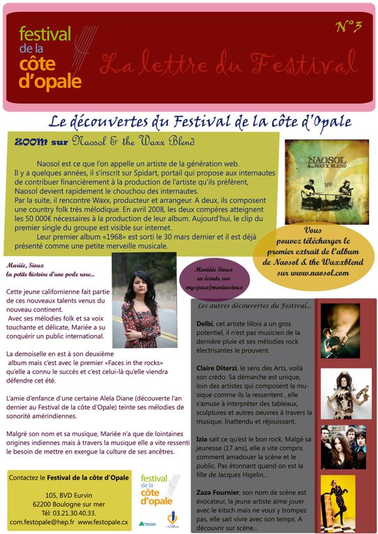 Album - Newsletter-du-festival