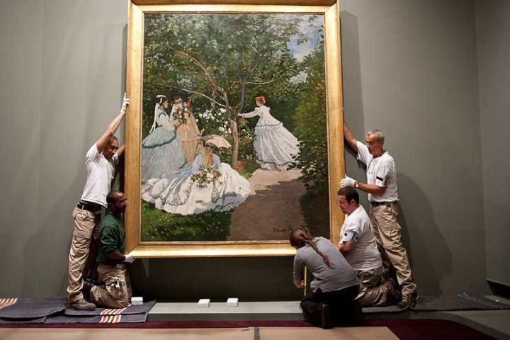 Exposition au Grand Palais, la plus grande expo consacrée au peintre impressionniste. 2010