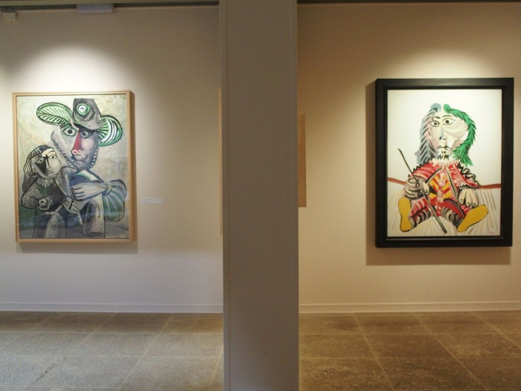 Vues de l'exposition Picasso. L'œuvre ultime. Hommage à Jacqueline.© photographies Le Curieux des arts Gilles Kraemer, exposition Picasso. L'œuvre ultime. Hommage à Jacqueline. Fondation Pierre Gianadda, Martigny, Suisse, septembre 2016
