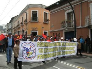 Primero de mayo en Quito 2015