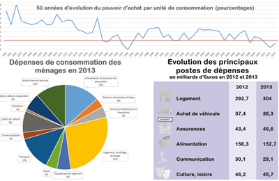 Inflation | En 2013, le revenu moyen des Français recule de 0,6% 