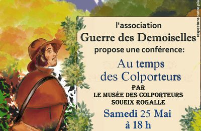 Conférence samedi 25 mai à Saint Girons