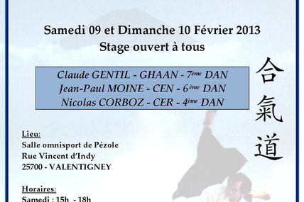 Stage de ligue pour tous du 09&10 02/2013