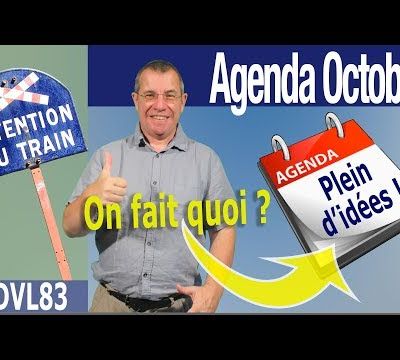 Vidéo de Thierry Pupier sur l'agenda des manifestations de,l'automne (dernier trimestre 2018)