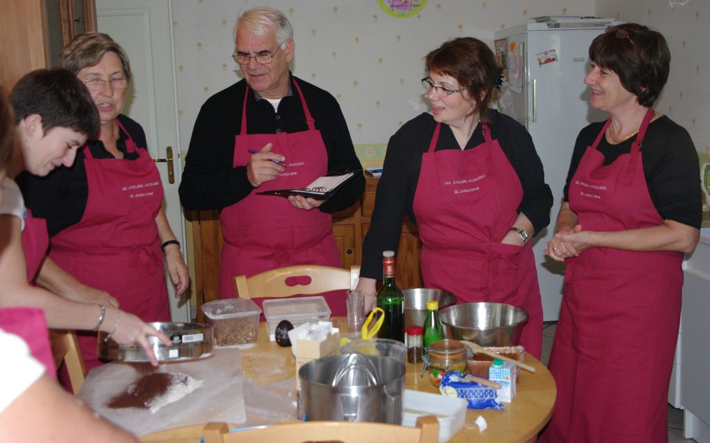 exemple d'un atelier macaron en image