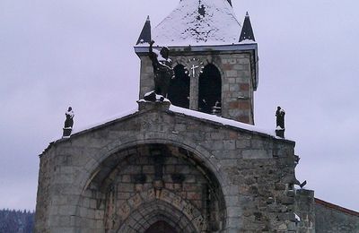 Sur le terrain, la 1ère semaine de février, dans la neige !