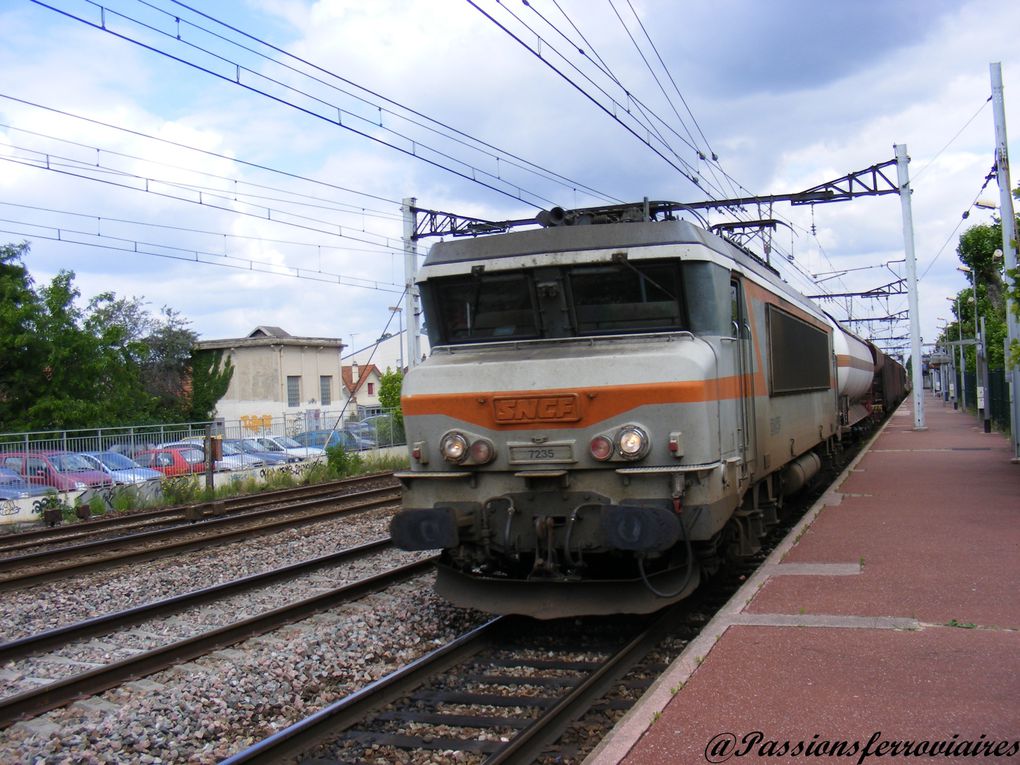 Locomotives électriques à courant continu.