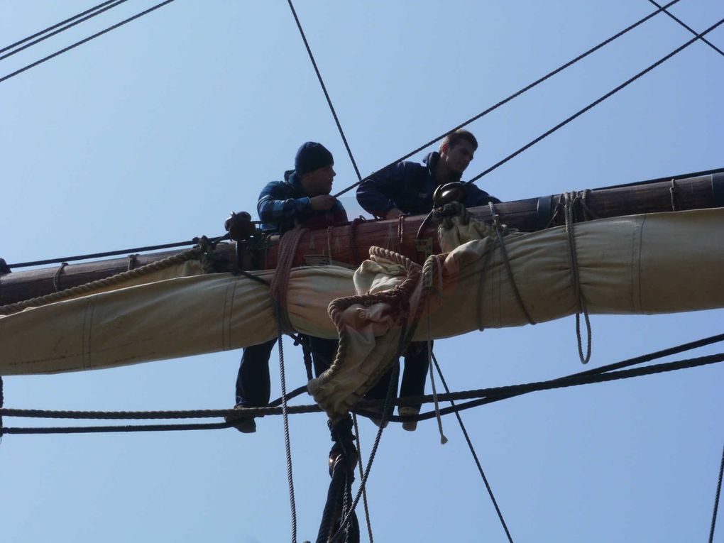 Voici les dix jours durant lesquels nous avons navigué vers Rouen et son Armada. Faisant route plus vite que prévu, nous passerons une demi journée devant l'Ile de Wight et une autre à l'ancre, à l'entrée de la Seine.