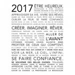 Bonne année 2017 