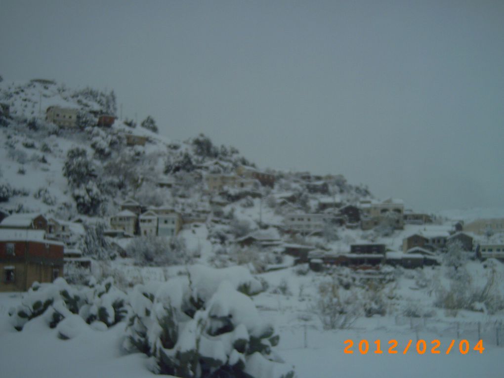 souvenir de la tempête de neige en février 2012 a Tifra