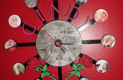 Horloge murale Cindy Bastien