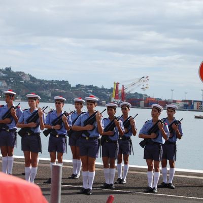 La préparation militaire "marine" de Pauline - Cérémonie de remise de diplôme le 2 avril 2011