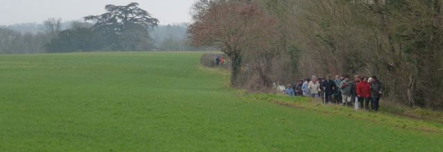 10 km à pieds !