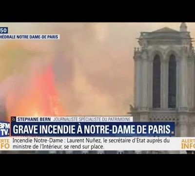 L'incendie de Notre Dame de Paris , une catastrophe mais aussi un moment de cohésion nationale dans la sidération ...