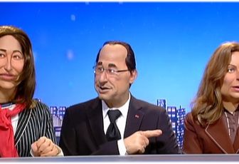 Les Guignols de l'info eux aussi se "moque" de Valérie trierweiler (vidéo)