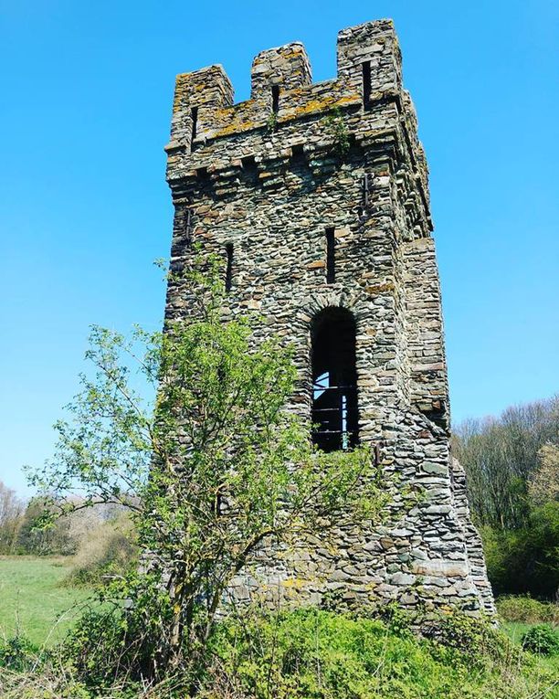 Le domaine de Malakoff est devenu un endroit insolite prés de Halle.  La tour Malakoff du château de Lembeek.
