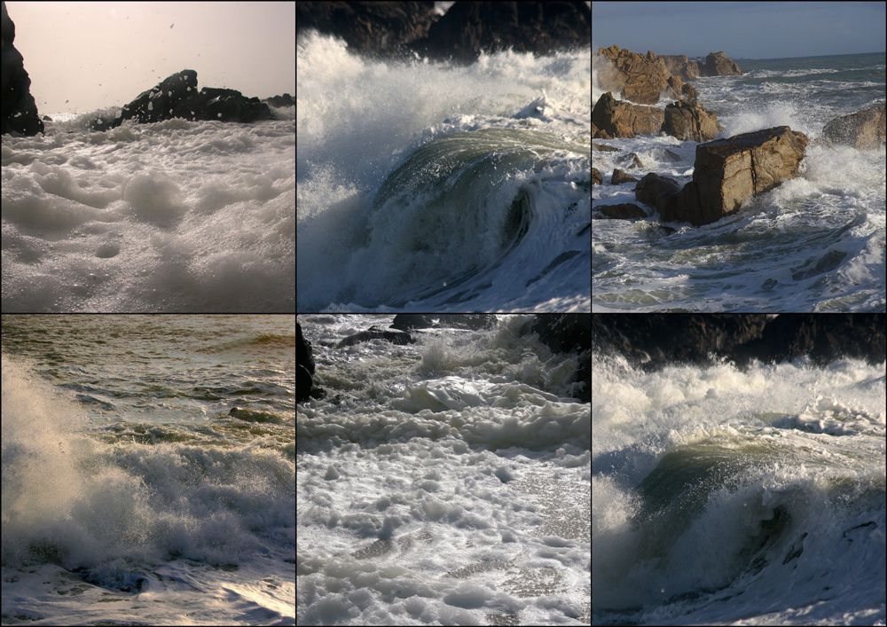 Cartes postales et montages photos de Bretagne - Photos Thierry Weber Photographe de Mer