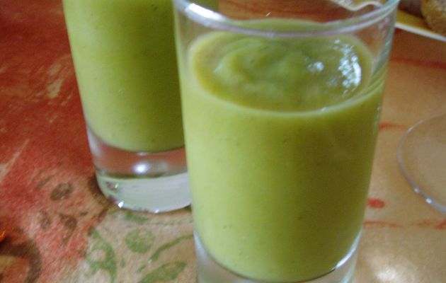 Verrine courgette avocat