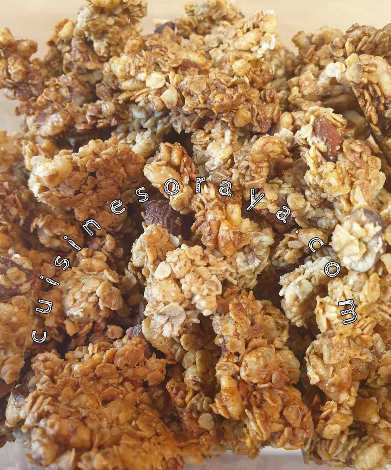 Muesli aux amandes et riz soufflé