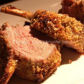 Rack Ou Carré d'Agneau Croustillant Au Pesto - L'Eau à la Bouche