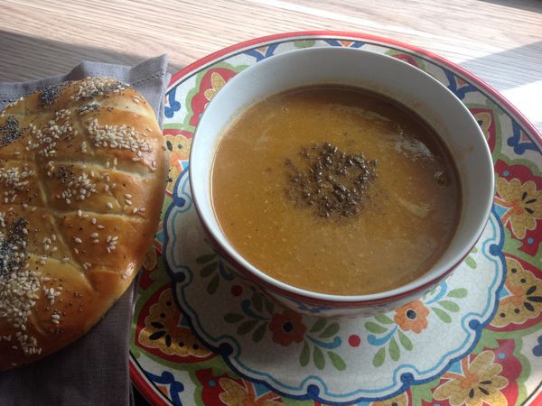 Soupe de lentilles corail