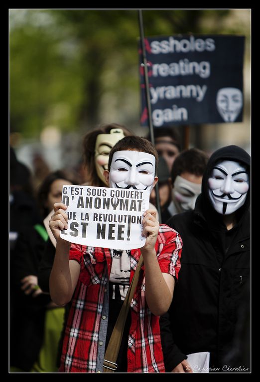 Album - Anonymous prend la Bastille !