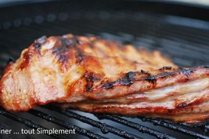  Plat de Côte de Porc au Miel et au Barbecue