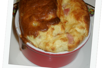 Soufflé jambon fromage