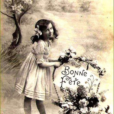 Vintage bonne fête