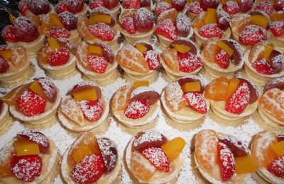 Mini-Tartelettes aux fruits prépa 25min