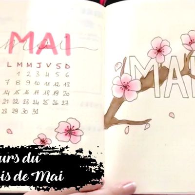 #6 Bullet Journal : Jolies fleurs du mois de Mai