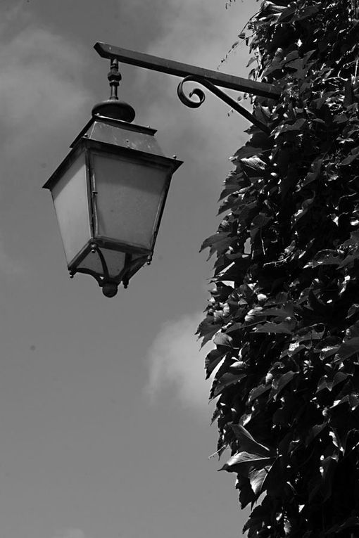 Photos de la ville de Guérande en noir et blanc