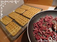Gaufres gratinées à la carotte