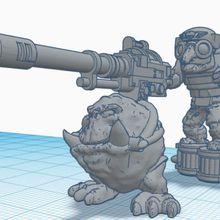 Modélisation 3D de grot Cadien pour W40K et les jeux futuristes en 28mm (2)