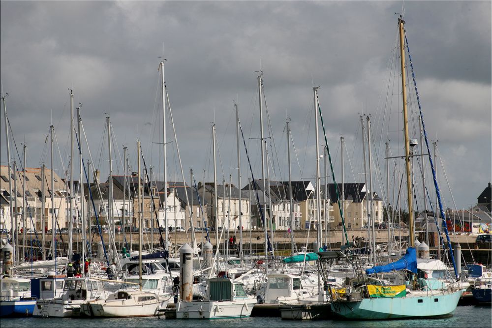 Les bateaux de pêche dans le port de la Turballe Loire-Atlantique - Photos Thierry Weber