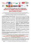 Mobilisation pour le droit à un rv pour tou.te.s en préfecture le 28 janvier