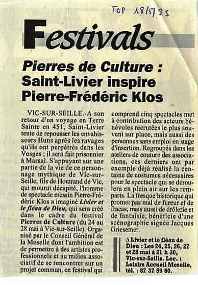 Les articles de la presse de 1995.