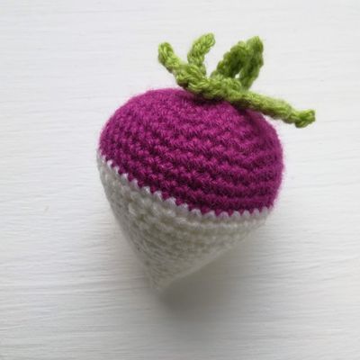 les petits légumes au crochet : le navet