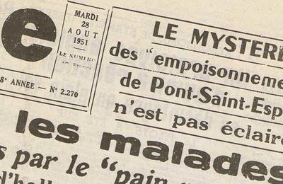 des cas d'infection en 1951