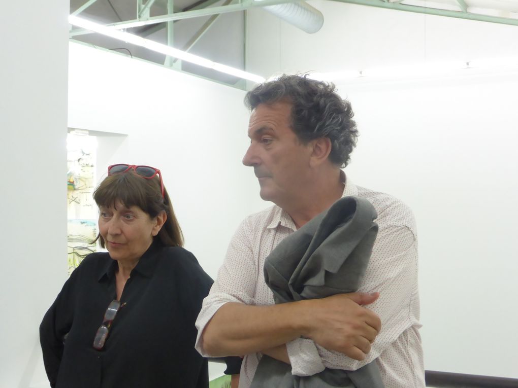 Vues de l'exposition 2716,43795 m² FABRICE HYBER, CRAC Languedoc-Roussillon, Sète © Le Curieux des arts Gilles Kraemer, présentation presse, 26 juin 2015 
